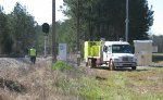 CSX "Signal Joint" replacement Gang at Cusseta, AL--shot of gang at SE Cusseta.  CTC will forever change this look.  New radio code base is to right of truck